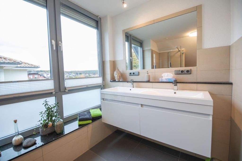 Ferienwohnung Odenwaldblick Lutzelbach Exterior foto